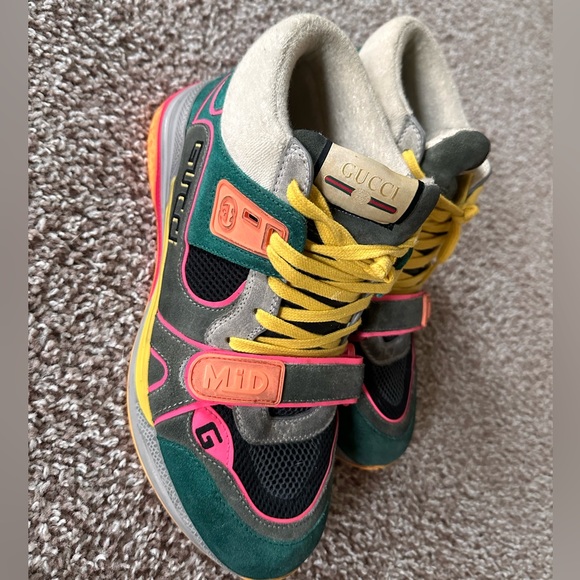 Gucci Ultraspace MidTop Mens Athletic Sneakers - Picture 1 of 4